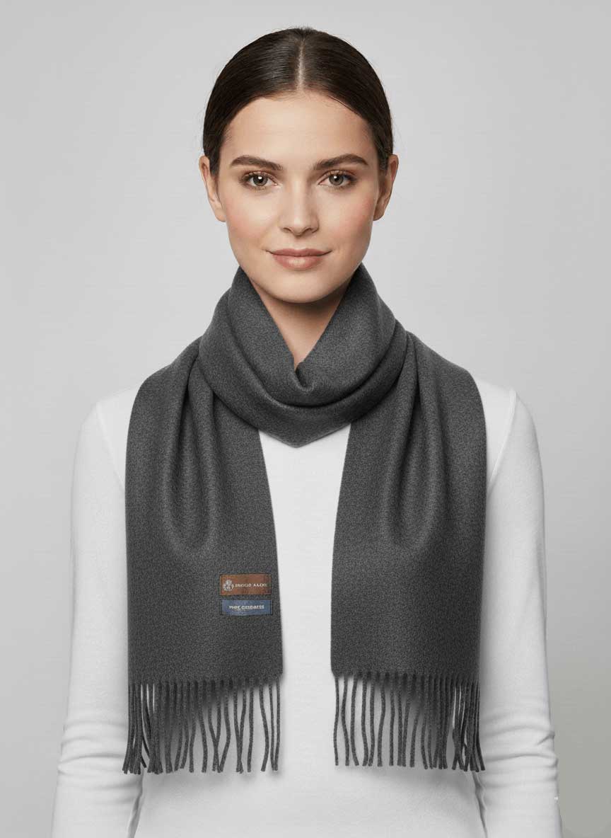 Bruno Baffi pure cashmere scarf, soft luxury cashmere stole