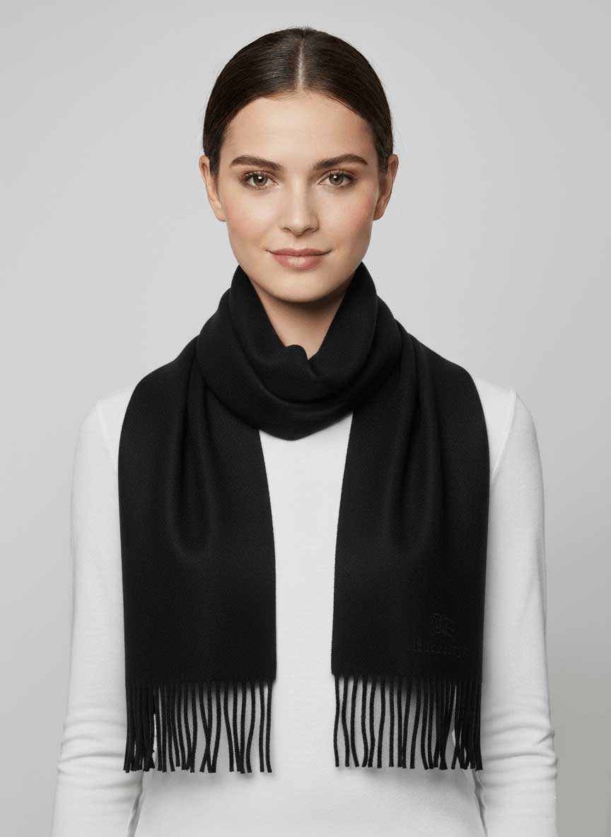 Burberry cashmere scarf and muffler, soft luxury cashmere stole