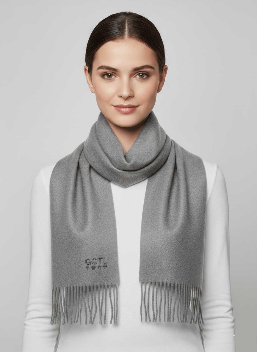 GTCL pure cashmere muffler, soft luxury cashmere stole