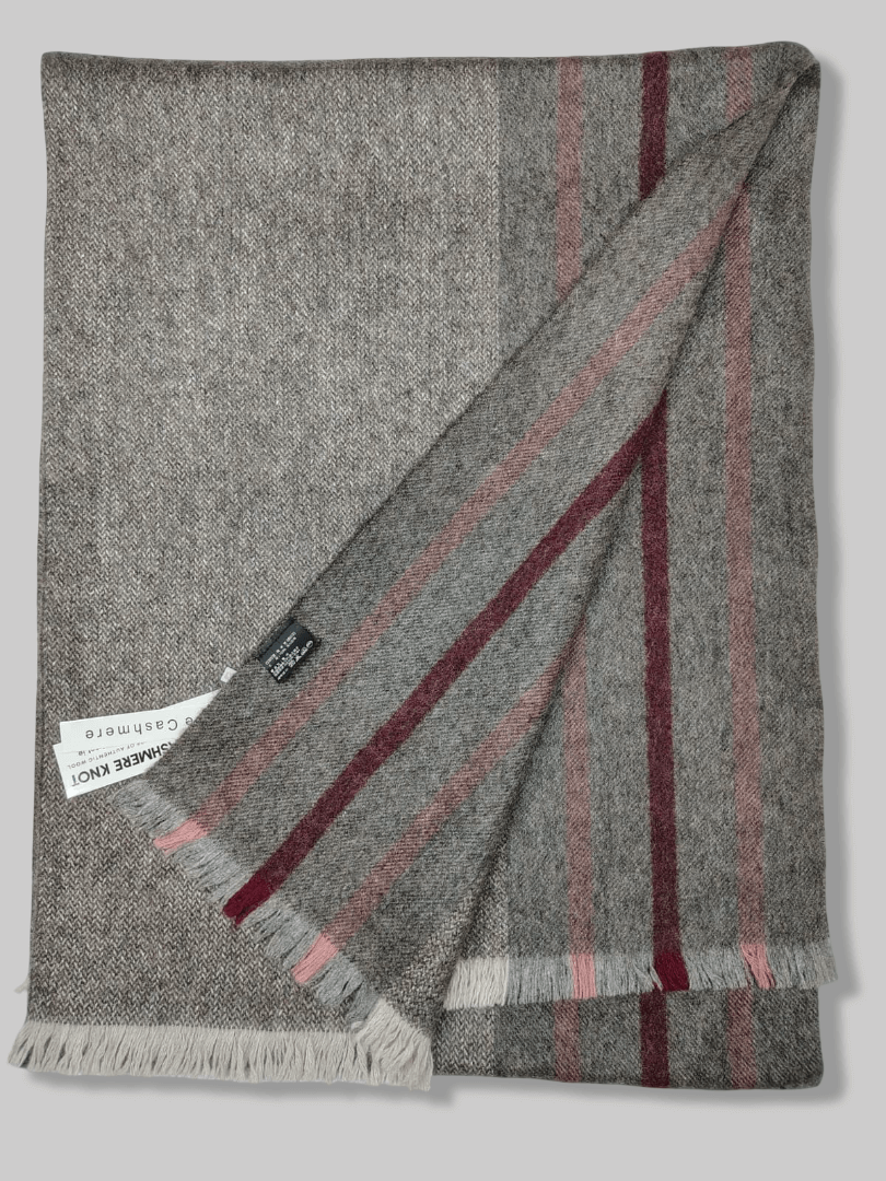 Pure cashmere scarf muffler by Cashmere Knot, soft luxury cashmere stole for winter