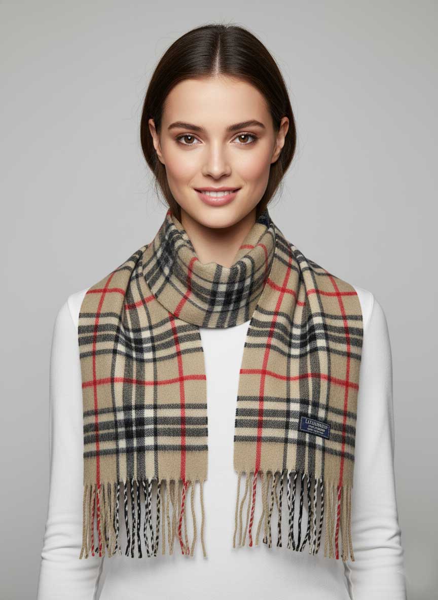 Lochmere pure preloved Cashmere scarf – luxurious handcrafted softness and timeless elegance by Cashmere Knot Ireland