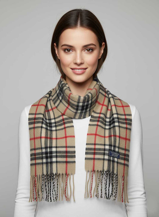 Lochmere pure preloved Cashmere scarf – luxurious handcrafted softness and timeless elegance by Cashmere Knot Ireland