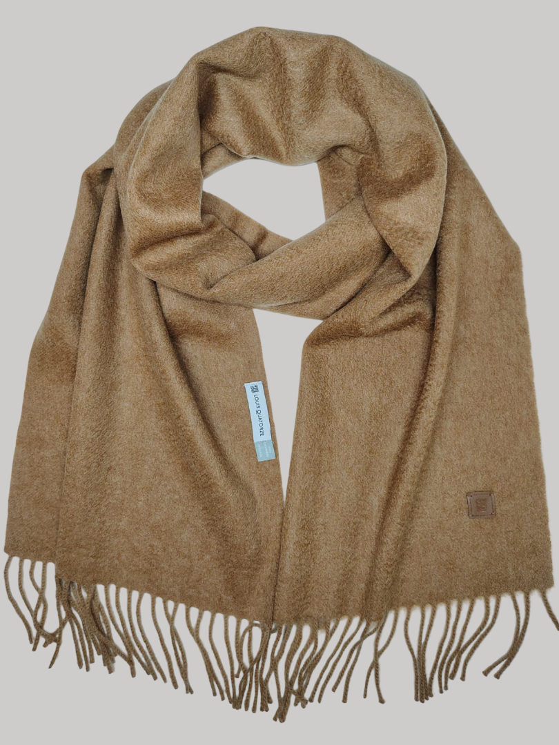 Preloved pure cashmere scarf and muffler by Cashmere Knot, luxury soft cashmere stole