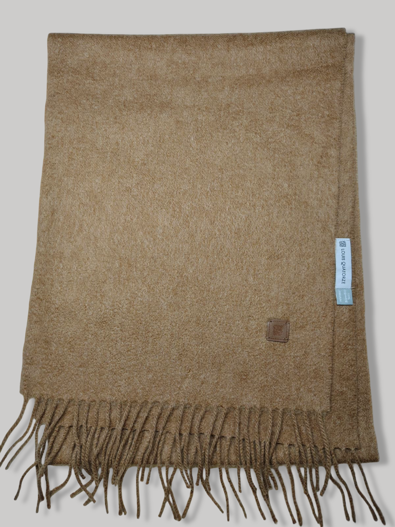 Preloved pure cashmere scarf and muffler by Cashmere Knot, luxury soft cashmere stole