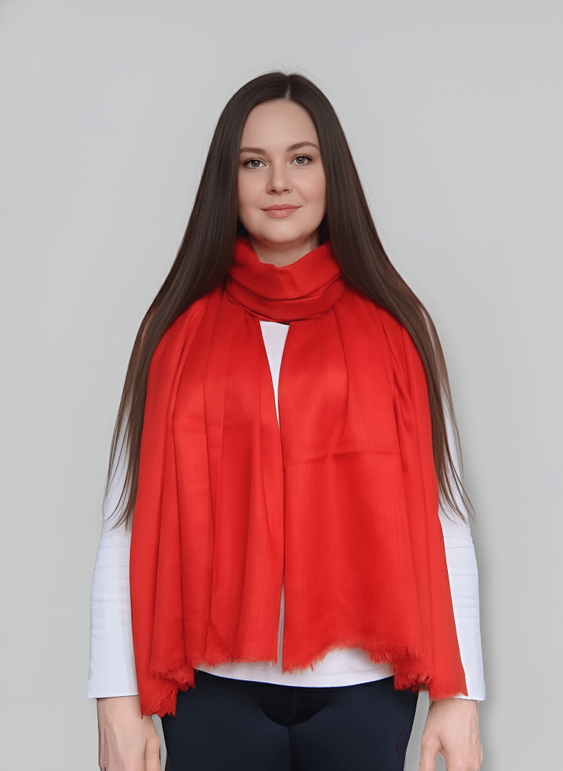 Pure Pashmina Stole – Maroon