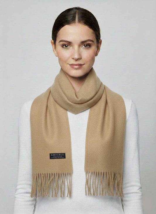 Amicale preloved cashmere scarf from Ireland, soft luxury wrap