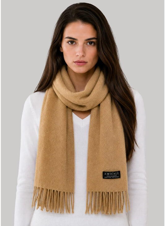 Amicale preloved cashmere scarf from Ireland, soft luxury wrap