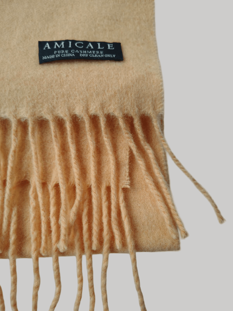 Amicale preloved cashmere scarf from Ireland, soft luxury wrap