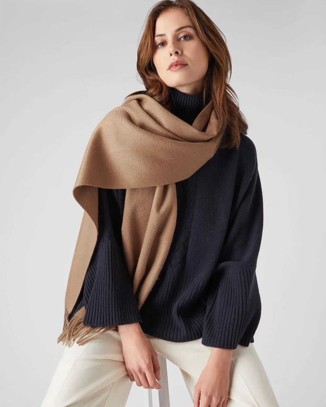 Traditional Pashmina and cashmere craftsmanship showcasing fine natural fibres and artisan techniques by Cashmere Knot Ireland