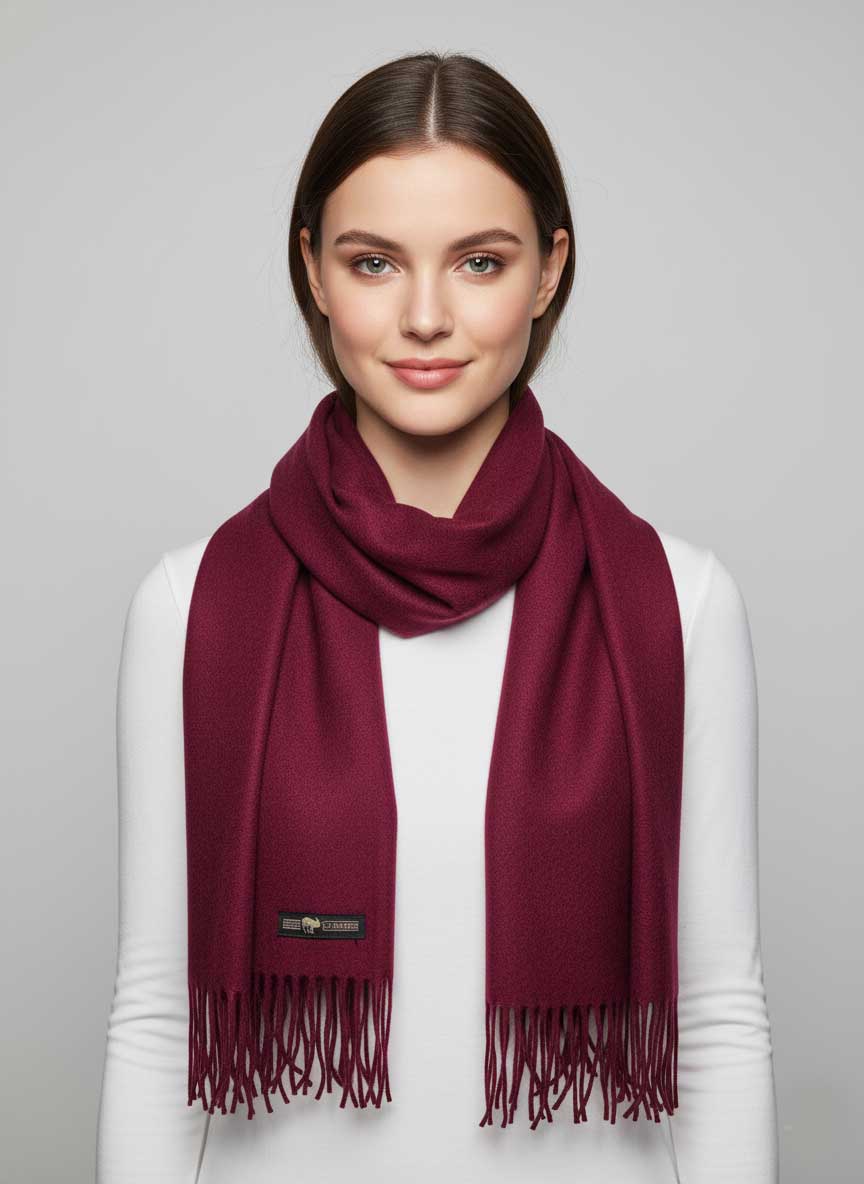 Luxurious pure Cashmere scarf handcrafted for softness, warmth, and elegance – Cashmere Knot Ireland