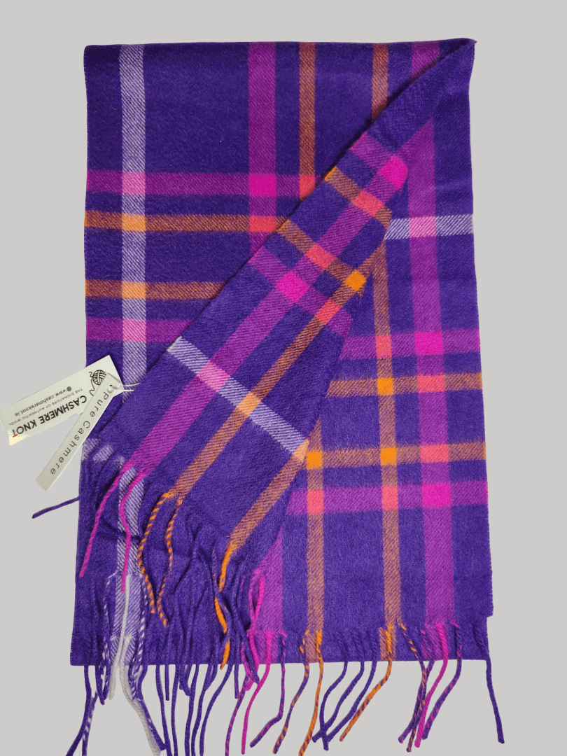 Charter Club check cashmere scarf and wrap preloved from Ireland, soft luxury wrap