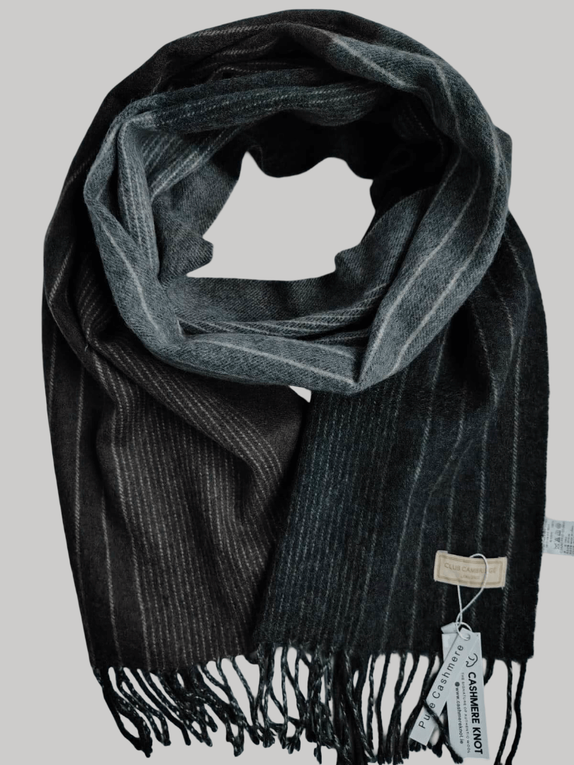 Club Cambridge preloved cashmere scarf from Ireland, soft luxury wrap