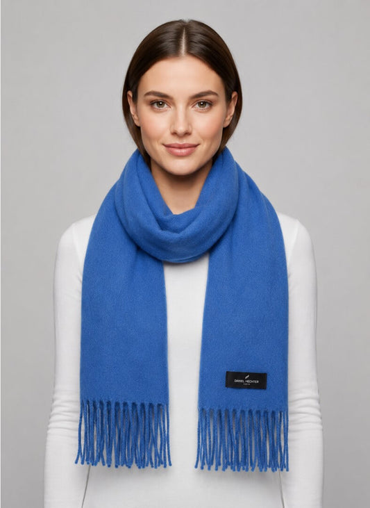 Daniel Hechter Paris preloved pure cashmere scarf from Ireland, Capri color