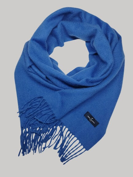 Daniel Hechter Paris preloved pure cashmere scarf from Ireland, Capri color