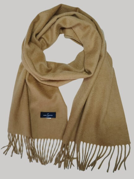 Daniel Hechter preloved pure cashmere scarf from Ireland, soft luxury wrap