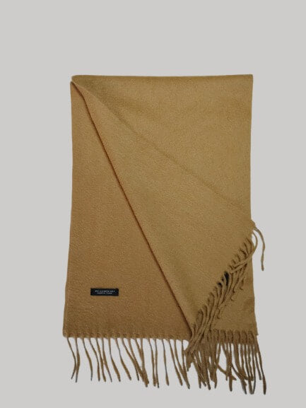 Daniel Hechter preloved pure cashmere scarf from Ireland, soft luxury wrap