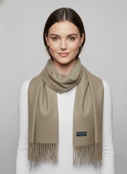 Dulaan goat pure Cashmere scarf – luxurious handcrafted softness and timeless elegance by Cashmere Knot Ireland