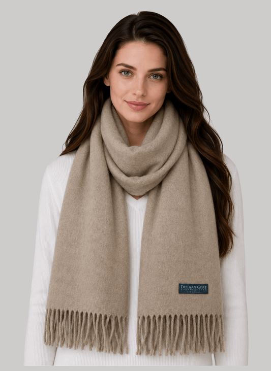 Dulaan goat pure cashmere scarves and muffler from Ireland, soft luxury cashmere