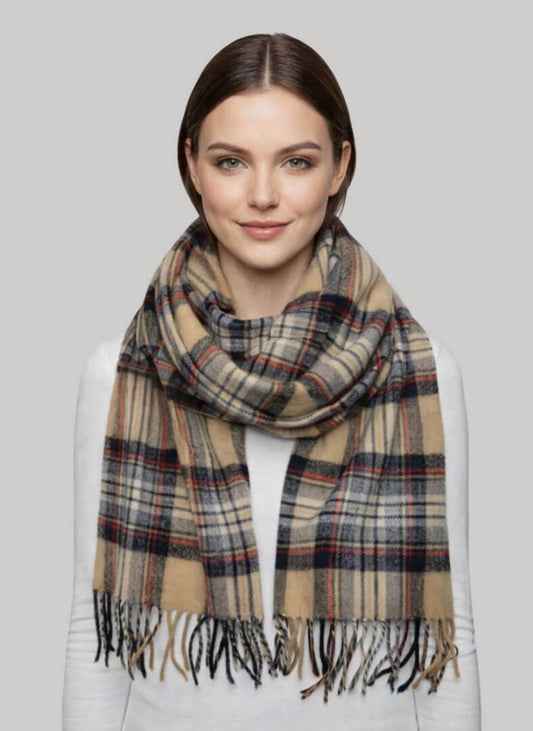 Edinburgh Cashmere preloved cashmere scarf from Ireland, soft luxury wrap