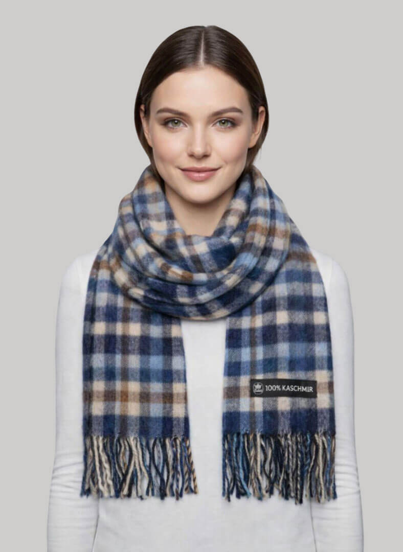 Emanuel Ungaro preloved cashmere scarf from Ireland, soft luxury wrap