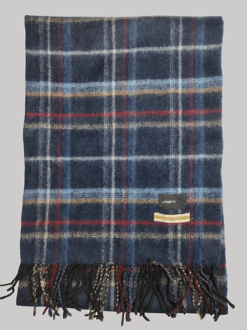 Emanuel Ungaro preloved cashmere scarf from Ireland, soft luxury wrap