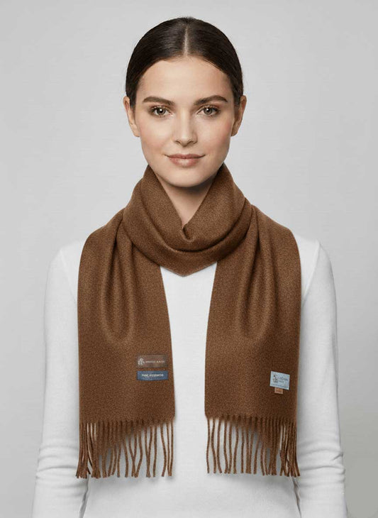 Johnstons of Elgin cashmere muffler and scarf, soft luxury cashmere stole