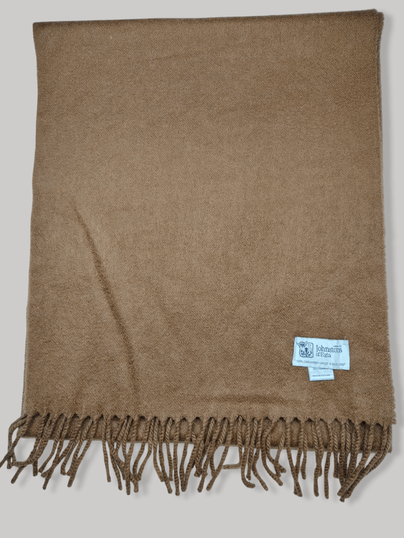 Johnstons of Elgin cashmere muffler and scarf, soft luxury cashmere stole