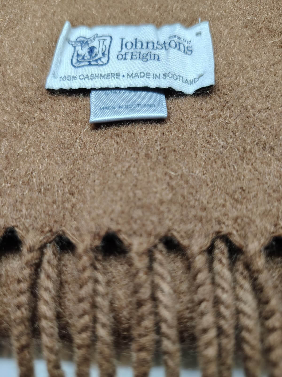 Johnstons of Elgin cashmere muffler and scarf, soft luxury cashmere stole