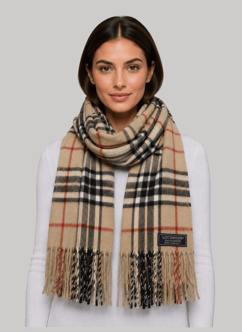 Lochmere pure preloved Cashmere scarf – luxurious handcrafted softness and timeless elegance by Cashmere Knot Ireland