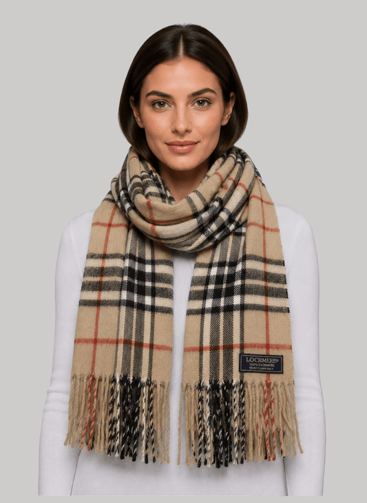 Lochmere pure preloved Cashmere scarf – luxurious handcrafted softness and timeless elegance by Cashmere Knot Ireland
