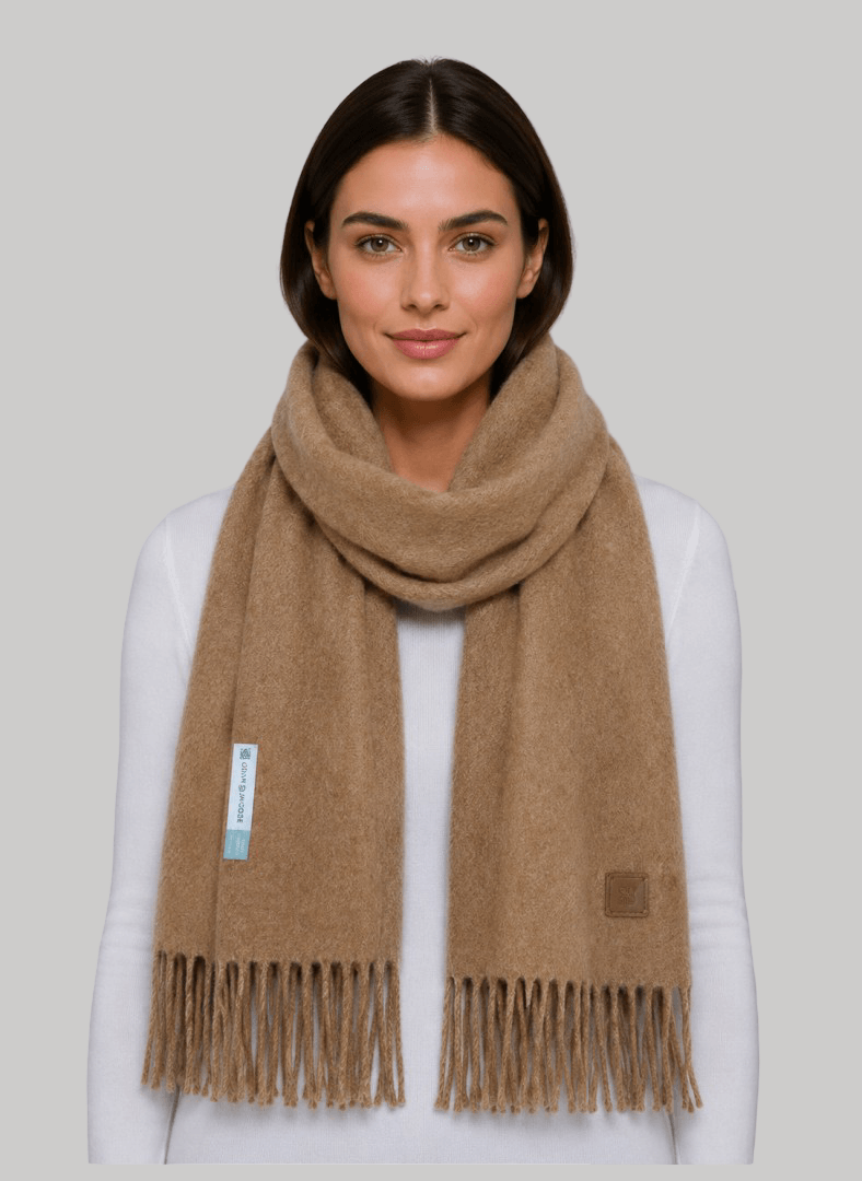 Preloved pure cashmere scarf and muffler by Cashmere Knot, luxury soft cashmere scarf and wrap in ireland