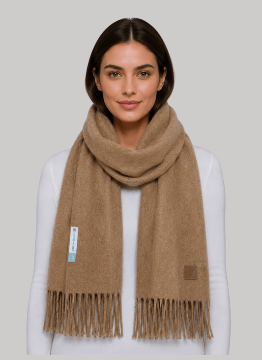 Preloved pure cashmere scarf and muffler by Cashmere Knot, luxury soft cashmere scarf and wrap in ireland