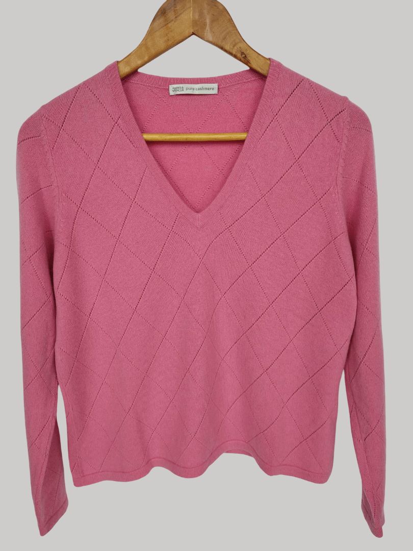 Marks and Spencer preloved pure cashmere jumper in Ireland, carefully curated by Cashmere Knot for softness, warmth and timeless everyday style