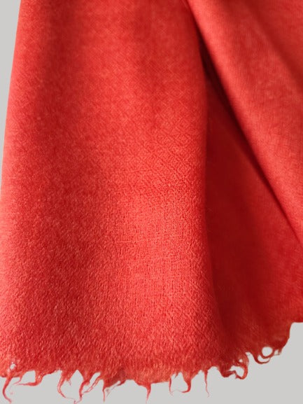 Pure Pashmina stole in maroon – luxurious handcrafted softness and timeless elegance by Cashmere Knot Ireland