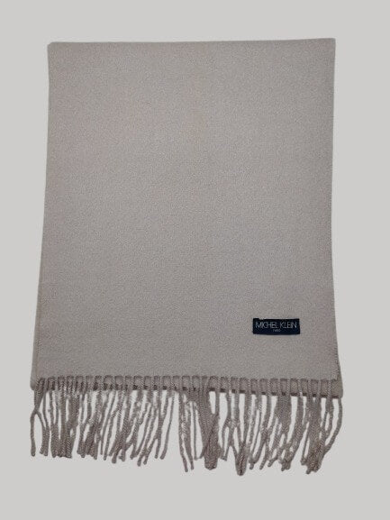 Michel Klein Paris petal blush preloved pure cashmere scarf from Ireland, soft luxury wrap