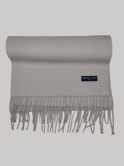 Michel Klein Paris petal blush preloved pure cashmere scarf from Ireland, soft luxury wrap