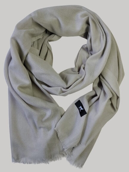 Moonlight Grey Pure Kashmiri pure Pashmina stole for women – handcrafted luxury wrap by Cashmere Knot Ireland