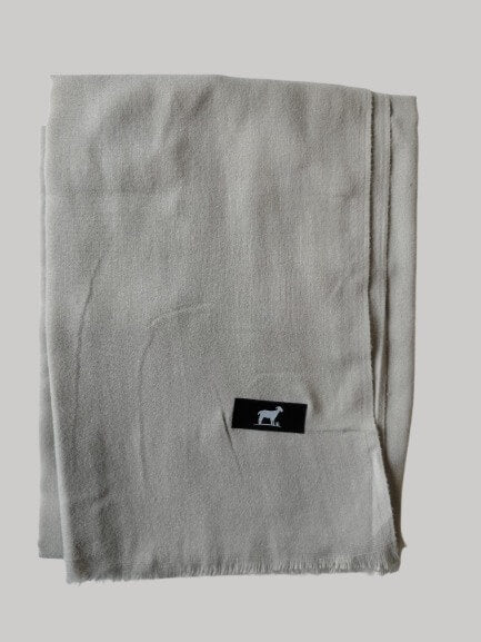 Moonlight Grey Pure Kashmiri pure Pashmina stole for women – handcrafted luxury wrap by Cashmere Knot Ireland