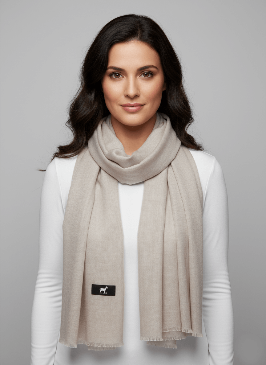 Moonlight Gray Kashmiri Pashmina Stole