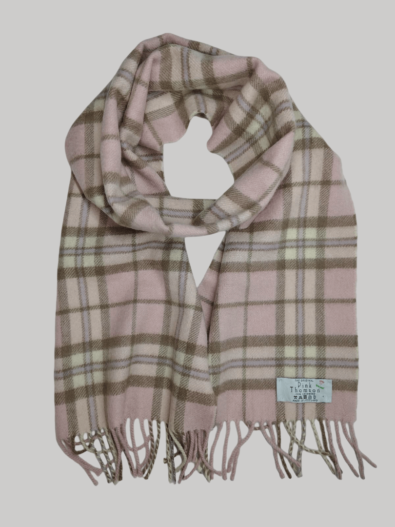 Pink Thompson preloved cashmere scarf from Ireland, soft luxury wrap