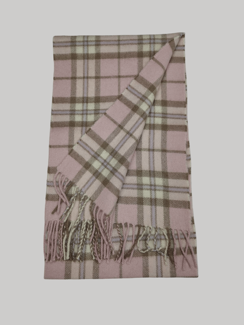 Pink Thompson preloved cashmere scarf from Ireland, soft luxury wrap
