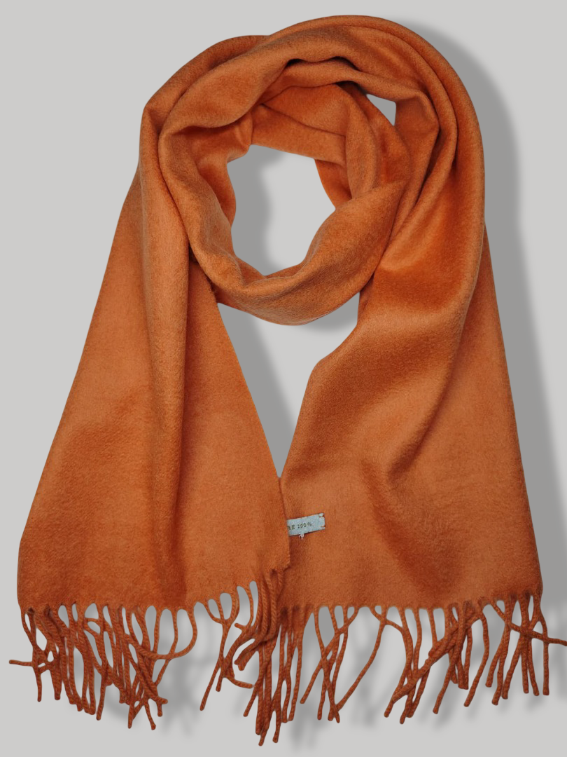 pure cashmere mustard muffler cashmere knot