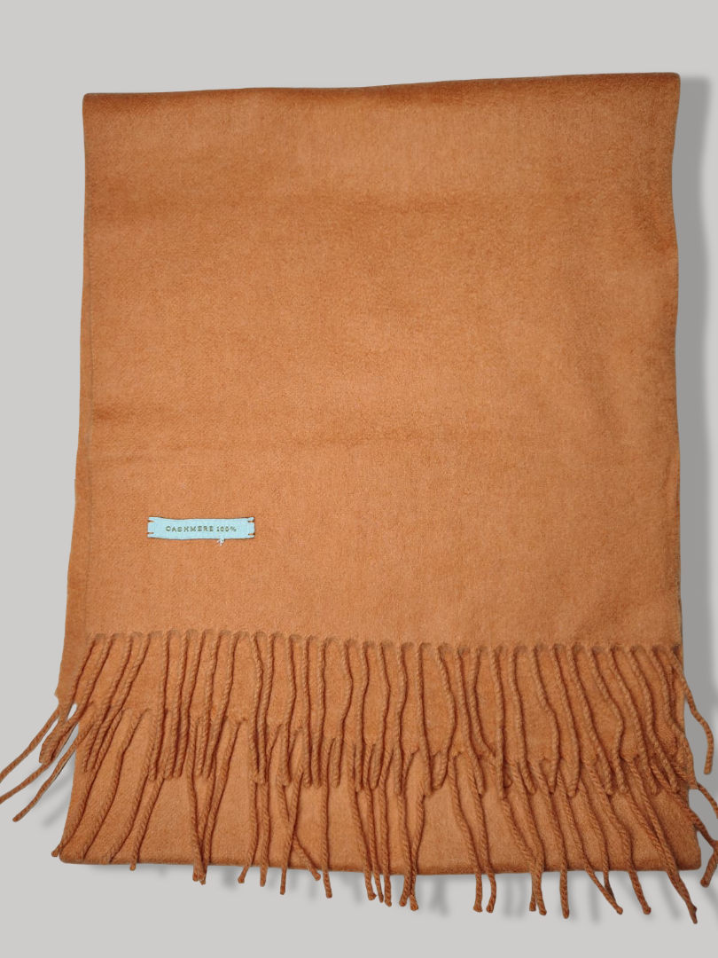 pure cashmere mustard muffler cashmere knot