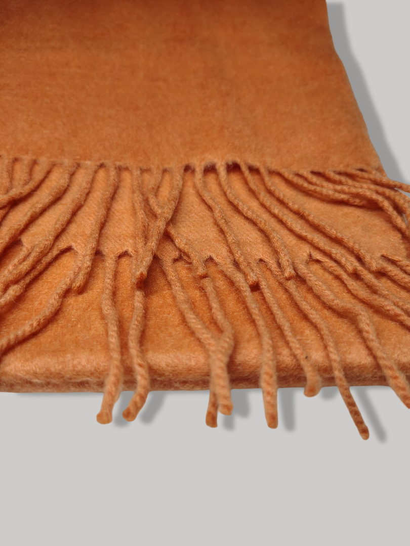 pure cashmere mustard muffler cashmere knot