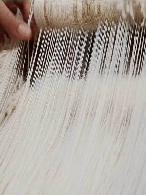 Natural cashmere fibres gathered for traditional Pashmina production and fine textile craftsmanship by Cashmere Knot Ireland