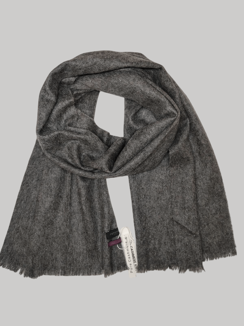 Preloved pure cashmere scarf and muffler by Cashmere Knot, soft luxury cashmere stole