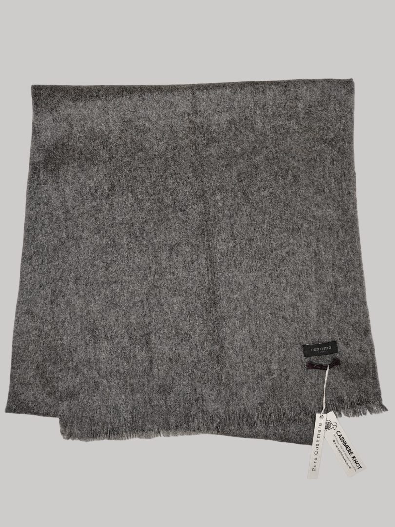 Preloved pure cashmere scarf and muffler by Cashmere Knot, soft luxury cashmere stole