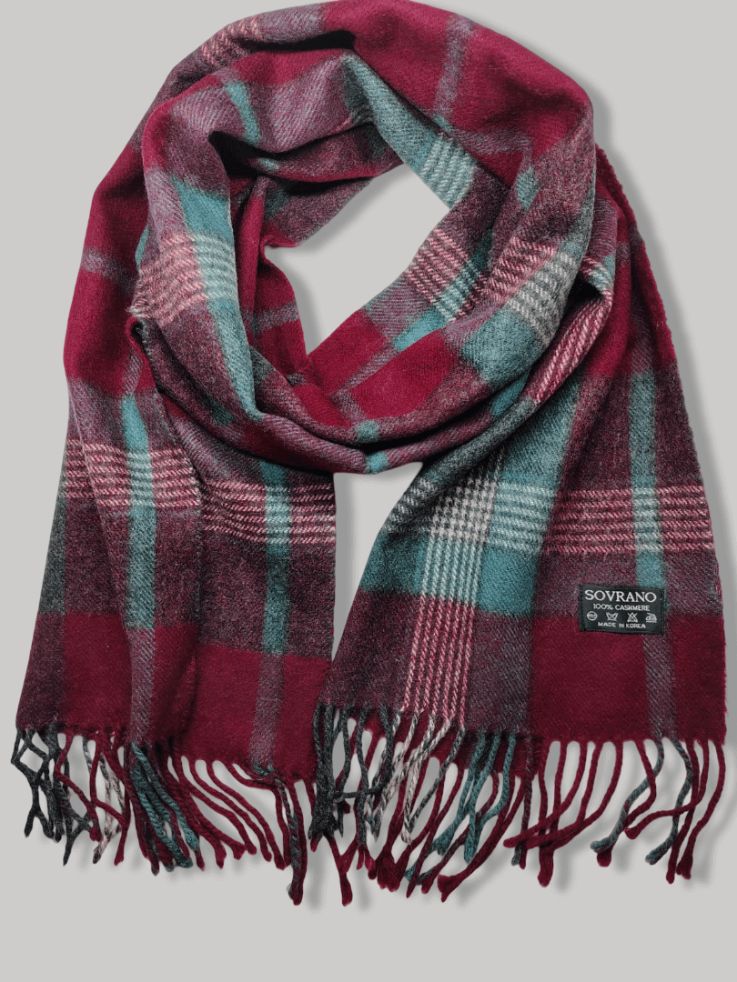 Sovrano pure cashmere muffler and scarf, soft luxury cashmere stole