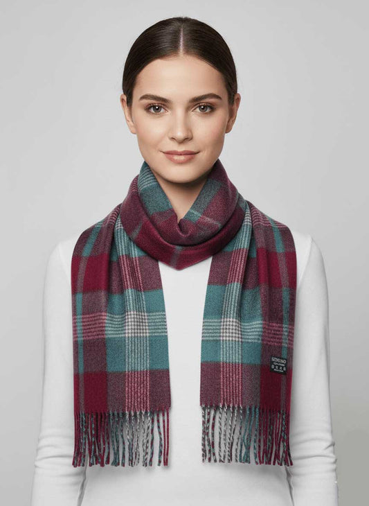 Sovrano pure cashmere muffler and scarf, soft luxury cashmere stole
