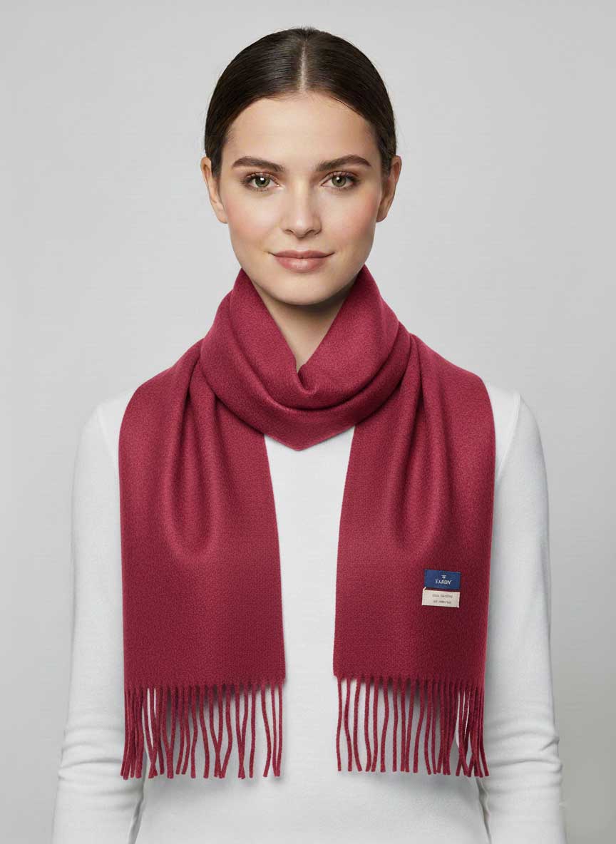 Tandy pure cashmere scarves and muffler, soft luxury cashmere stole Maroon